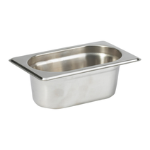 Quattro 1/9 Gastronorm Pan 65mm Deep Stainless Steel