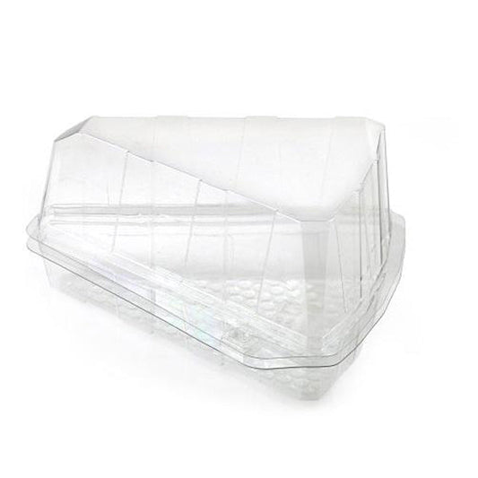 Clear Gateaux Slice Containers Case of 600