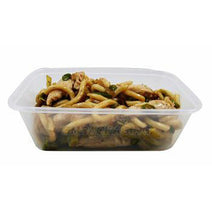 Case of 250 Economy 650ml Standard Microwave Containers with Lids