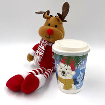 ECatering Essentials 8oz Christmas Double Wall Cup-Plastic Free (Case of 500)