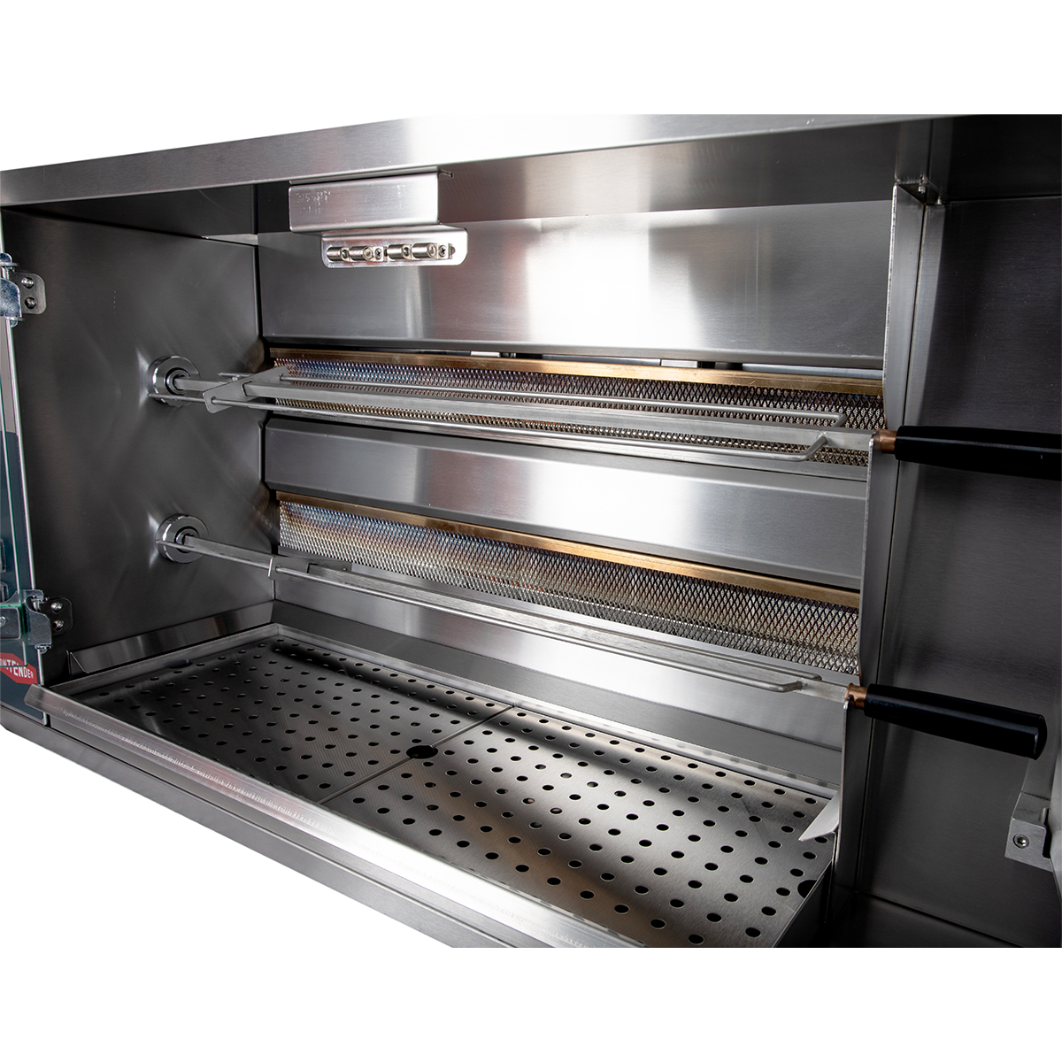 Contender 2 Spit Commercial Chicken Rotisserie Oven 8-10 Chickens - Gas