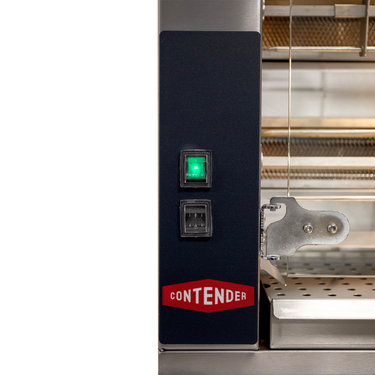 Contender 2 Spit Commercial Chicken Rotisserie Oven 8-10 Chickens - Gas