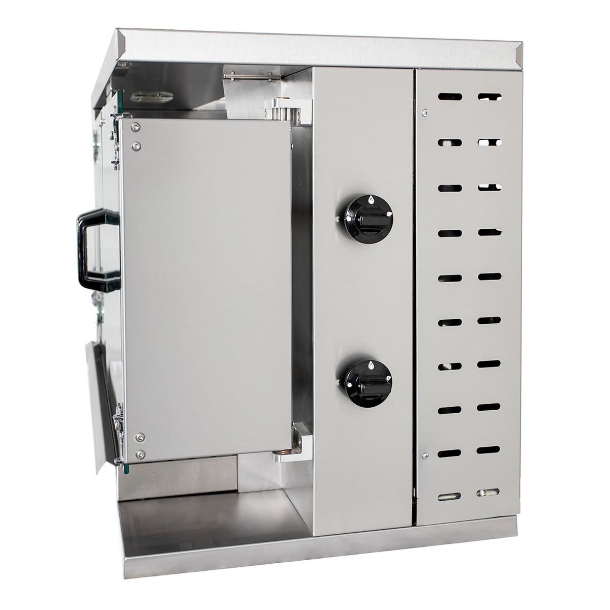 Contender 2 Spit Commercial Chicken Rotisserie Oven 8-10 Chickens - Gas