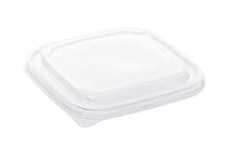Case of 300 PP Microwave Square Lids to fit 750ml
