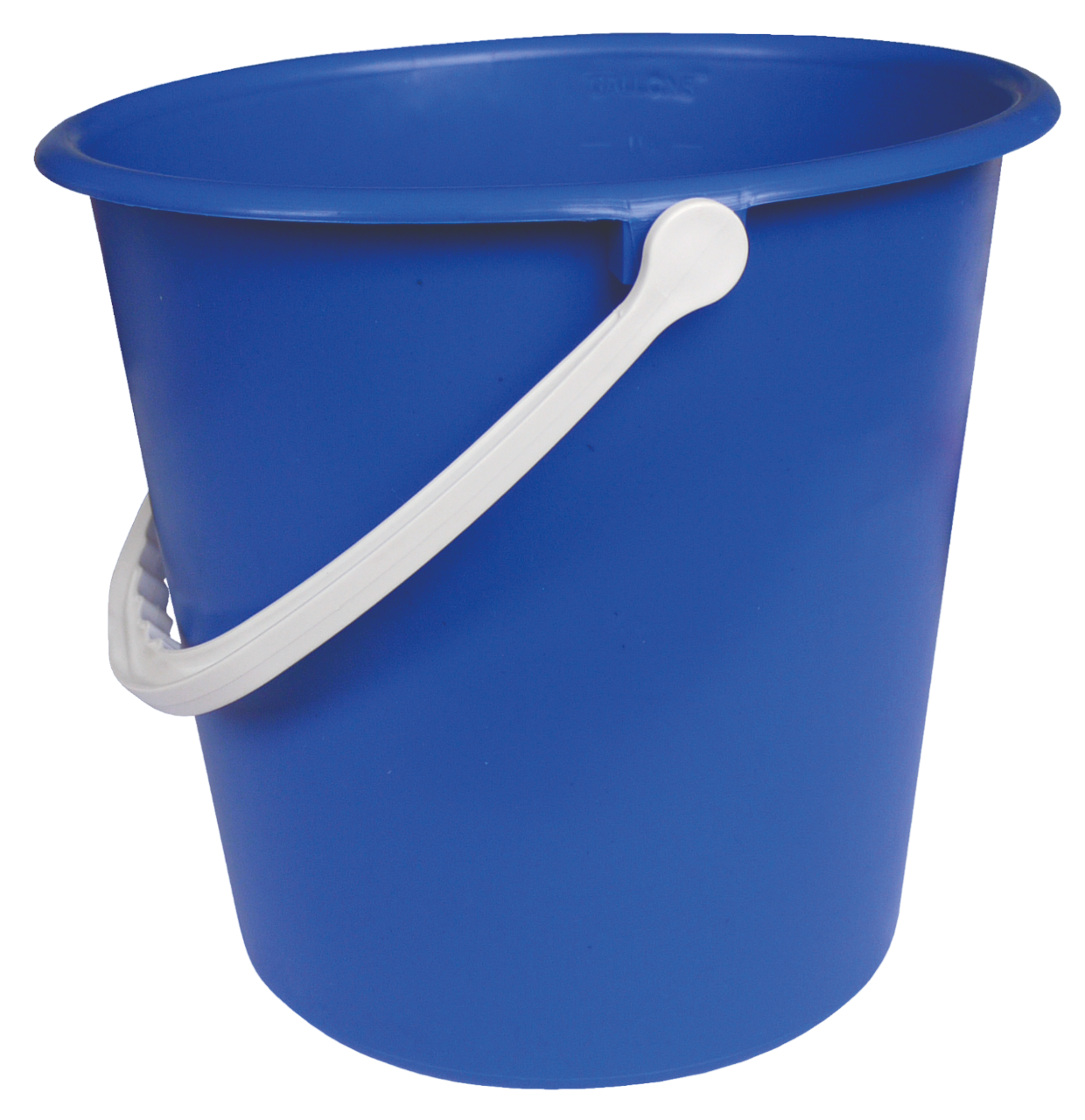 Round Plastic Bucket Blue 9Ltr