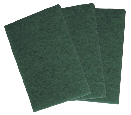 Scouring Pads Green Pack of 10