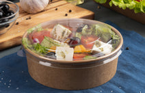 Case of 400 550ml Kraft Salad Food Bowl