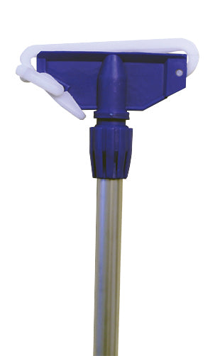 Kentucky Mop 135cm Handle Aluminium Metal Clip Blue
