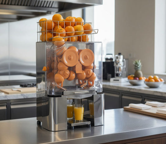 Contender Automatic Orange Juice Machine – High-Speed Fresh Juice Production