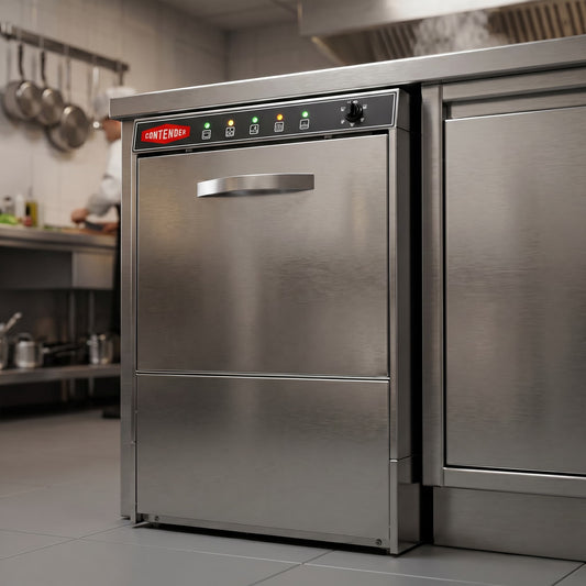 Contender Undercounter Dishwasher & Glasswasher (Drain Pump, 13A) – Efficient Commercial Dishwashing