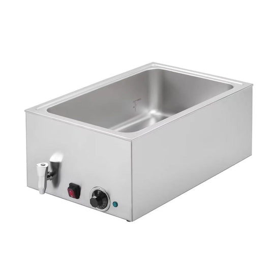 Quattro 1/1 Wet Bain Marie – Drain Tap for Easy Cleaning