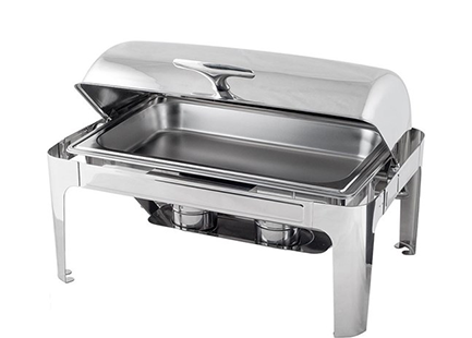 Convenient Roll Top Lid for Quick Service