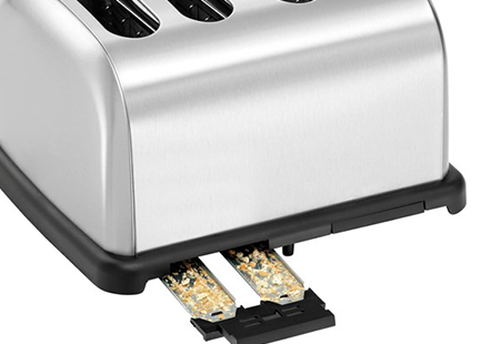 Durable, Easy-Clean Stainless Steel Design