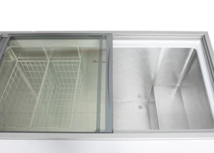 Curved Sliding Glass Lids & Easy Access