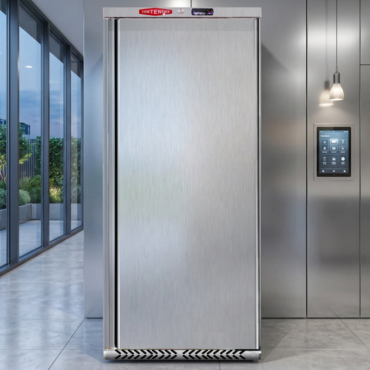 Contender 600L Stainless Steel Upright Freezer – Ventilated Commercial Cold Storage