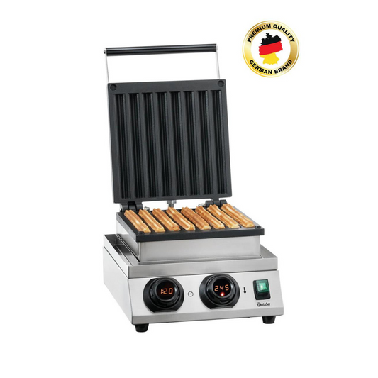 Bartscher Churros Waffle Maker - Programmable Digital Display