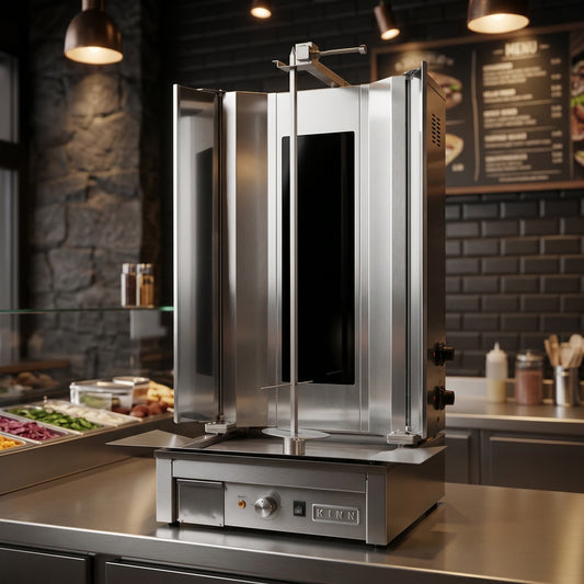 KINN 4 Burner Electric Kebab Grill (Independent Burner Control) – No Gas Supply Required