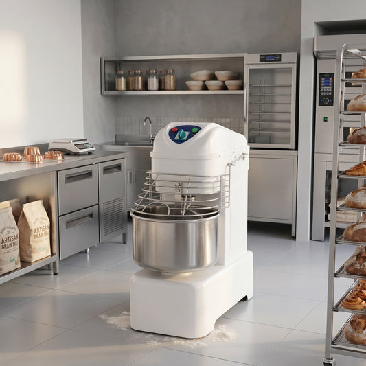Contender 30L Spiral Dough Mixer (12kg, Twin Speed) – Powerful, High-Volume Dough Mixing