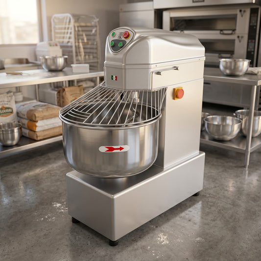 Contender 66L Twin Speed Spiral Dough Mixer (48kg, 3-Phase) – Reliable High-Volume Dough Production