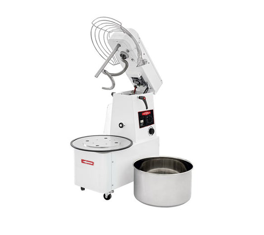 Contender 48L Twin Speed Spiral Dough Mixer (42kg, 3-Phase, Removable Bowl & Lift-Up Lid) – Reliable High-Volume Dough Production