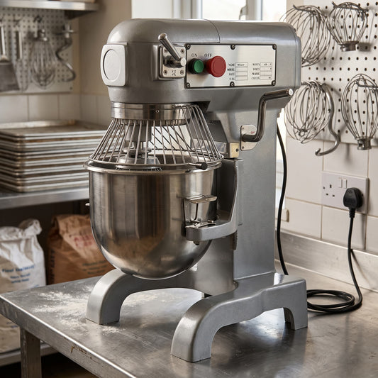 Contender 10L Planetary Mixer with Emergency Stop – Safe, Reliable Mixing for Commercial Kitchens