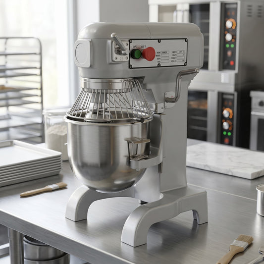 Contender 15L Planetary Mixer with Emergency Stop – Mid-Volume Mixing for Busy Kitchens