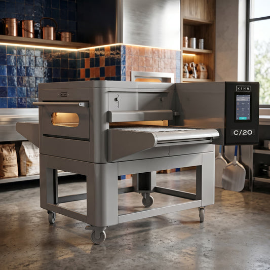 KINN 20" Belt Conveyor Pizza Oven C/50 (Electric, Single Phase) – High-Volume Cooking & Free Stand
