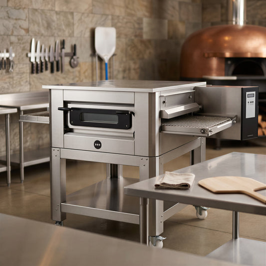 KINN C/40 Natural Gas Conveyor Pizza Oven, 16", Free Stand – High-Output Non-Stop Pizza Production