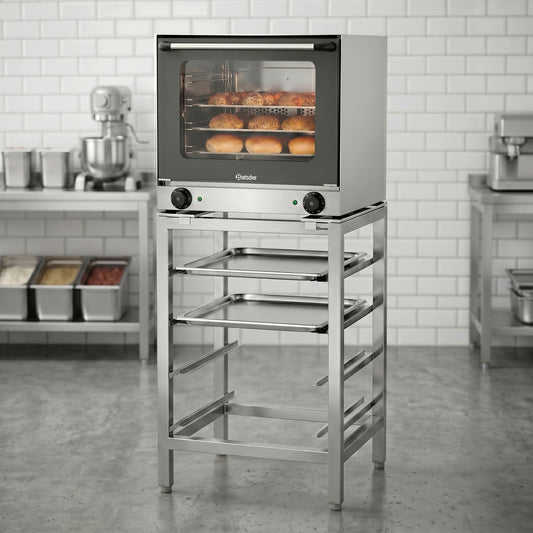 Bartscher Base Stand for 57L Convection Oven – Heavy-Duty Floor Standing Oven Support