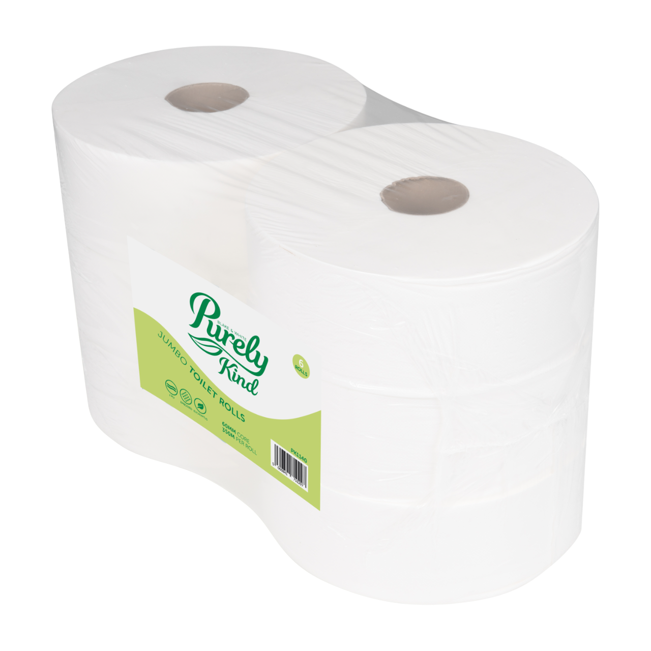 Toilet Roll 2ply Jumbo 350m Pack of 6