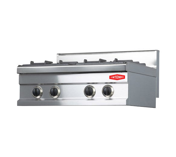 Contender Heavy Duty Commercial 4 Burner Gas Hob Burner - Natural Gas or LPG