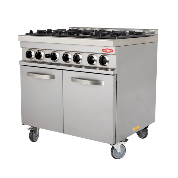Contender 6 Burner Range Cooker Gas/LPG