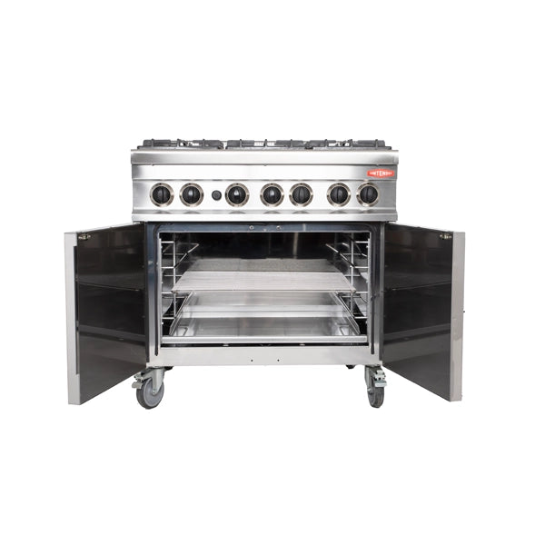 Contender 6 Burner Range Cooker Gas/LPG