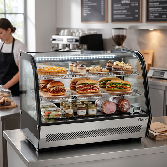 Bartscher Deli Cool III Refrigerated Display Unit, 160L – Eye-Catching Chilled Deli Display
