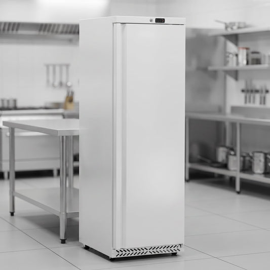 Contender Slimline Single Door Upright Fridge | 410L, Ventilated – Space-Saving Chilled Storage
