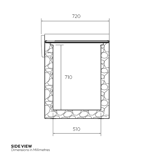 Contender 320L Commercial Chest Freezer & FREE storage basket
