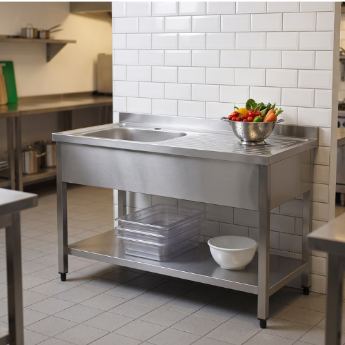 Quattro Stainless Steel Single Bowl Sink | 1200mm, Right Hand Drainer – Solid Everyday Performance
