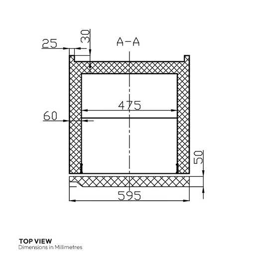 Contender White Upright Freezer - 400L Capacity - Ventilated