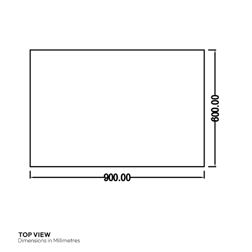 Quattro Stainless Steel 900mm Centre Prep Table with PE Chopping Board