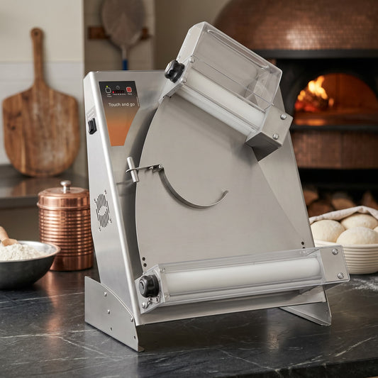 KINN 30cm Dough Roller & Pizza Former (Touch & Go) – 12" One-Touch Auto-Forming