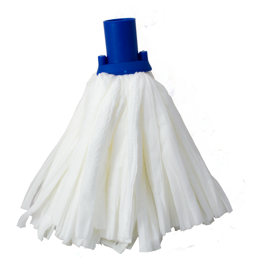 Big White Socket Mop Head Blue