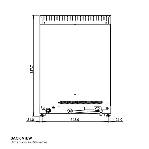 Contender Undercounter Dishwasher - Drain, Rinse and Detergent Pumps - single phase