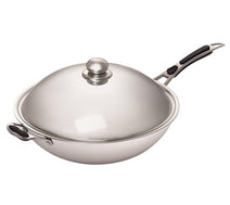 GRADED - Chef King Stainless Steel Wok Pan For All Induction Wok Cookers