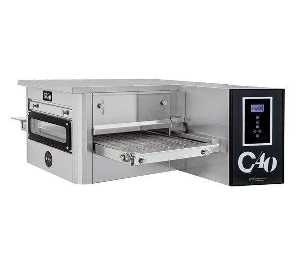 KINN 16" Belt Conveyor Pizza Oven C/40  Natural Gas. With Free Stand