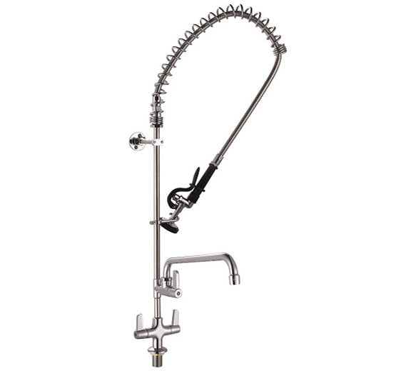 Pre Rinse Arm Tap With Trigger Spray Plus Add On Faucet