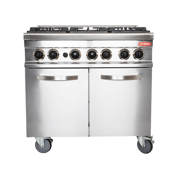 Contender 6 Burner Range Cooker Gas/LPG