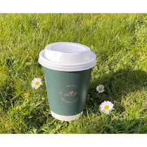 500 12oz reCup GREEN Double Wall Coffee Cups-100% recyclable