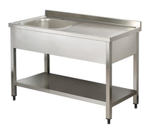 GRADED - Italinox Premium 1200mm Single Bowl Stainless Steel Sink with Right Hand Drainer
