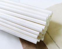 Case of 250 8mm Individually Wrapped White Paper Straws