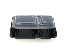 Case of 150 2 Compartment Microwave Containers with Lids